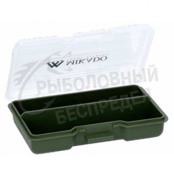 Коробочка-вкладыш Mikado UAC-CA002-H для карповых аксессуаров (10,5 х 7 х 2,5см, 2 ячейки) зелёная