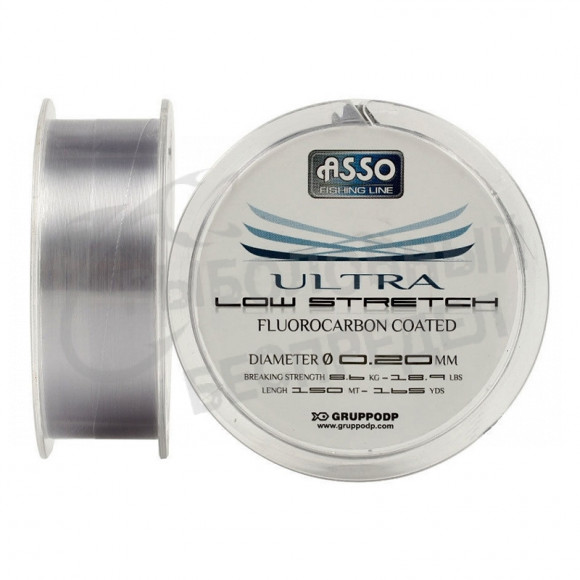 Леска ASSO Ultra Low Stretch 0.24mm 9.40kg 150m
