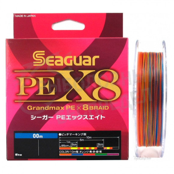 Шнур Seaguar Grandmax PE X8 Braid 150m #1.5 multicolor