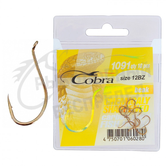 Крючки Cobra Beak 1091 BZ №10 (10шт-уп)