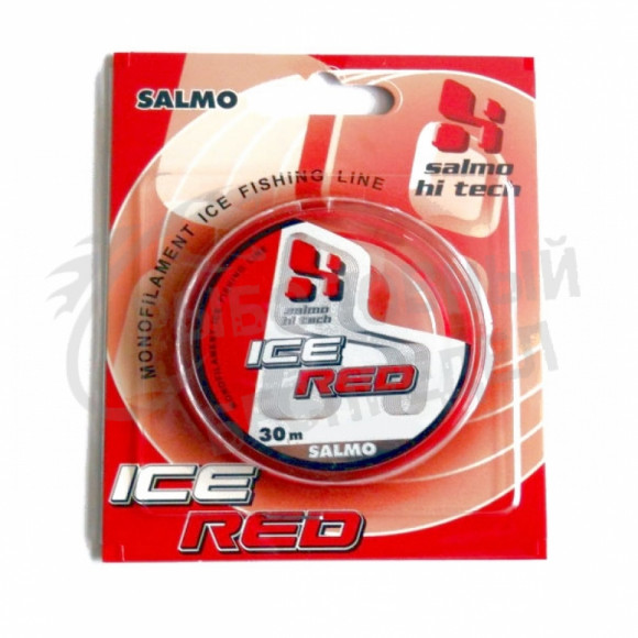 Леска зимняя Salmo Hi-Tech Ice Red 30m 0.08mm 0.80kg