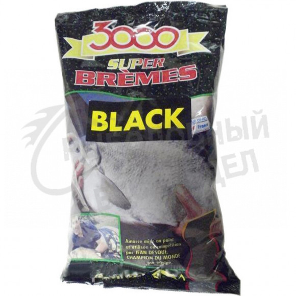 Прикормка Sensas 3000 Super BREMES Noir 1kg art.04411
