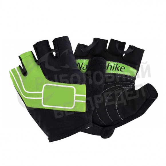 Перчатки NATUREHIKE NH Half Finger Cycling Gloves (Green) (XL)