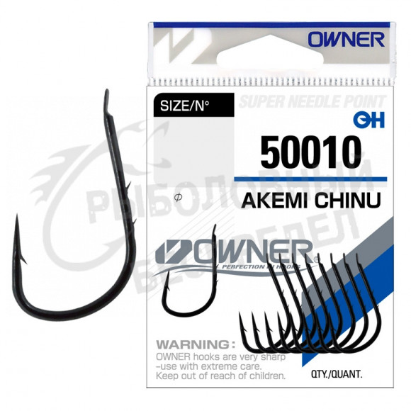 Одинарный крючок Owner Akemi Chinu 50010-03
