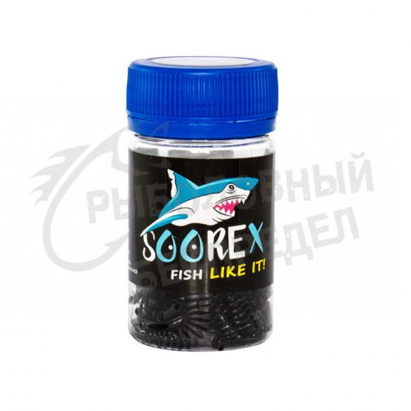 Мягкая приманка Soorex Crazy mix черный чеснок