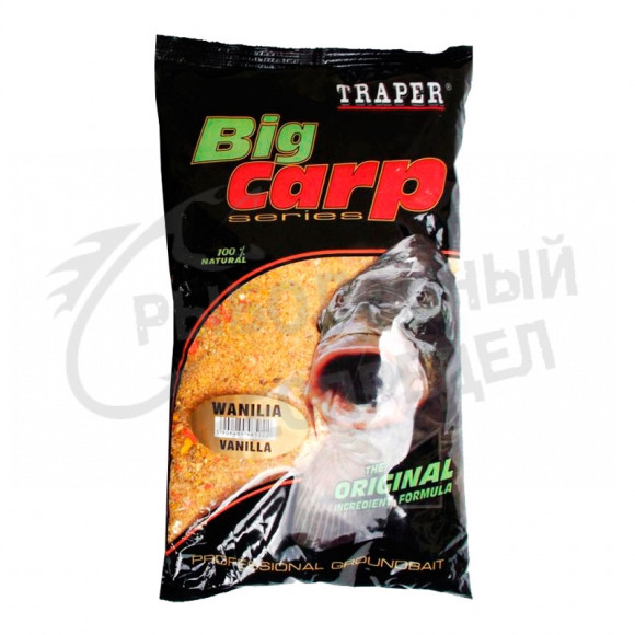 Прикормка Traper Big Carp  Ваниль 1 кг art.00088