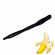 Мягкая приманка Trout HUB Flat Worm 3.1" black банан
