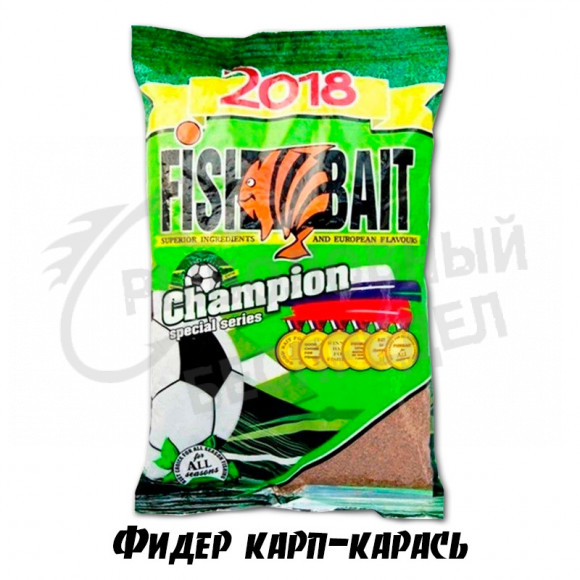 Прикормка FishBait Чемпион Фидер Карп-Карась 1кг