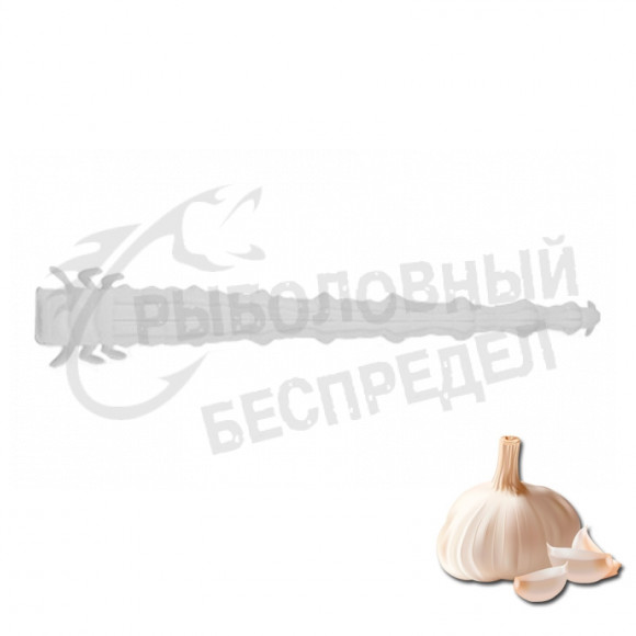Силиконовая приманка Ojas Assa Soft Winter 53mm White (fluo) Garlic