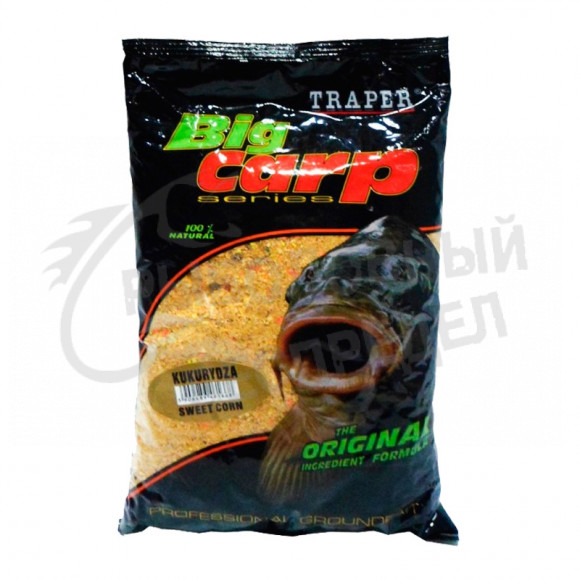 Прикормка Traper Big Carp Кукуруза 1кг art.00147