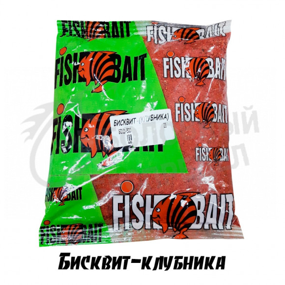 ДОБАВКА FishBait Gold  0,5 кг Бисквит-Клубника
