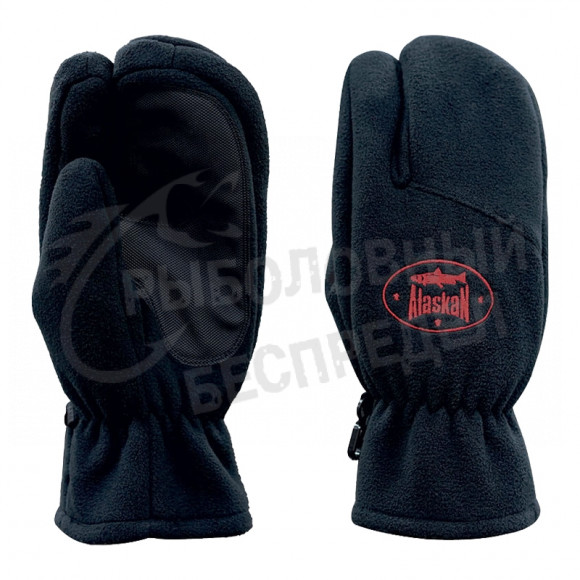 Перчатки-варежки Alaskan Colville 2F черные р.XL