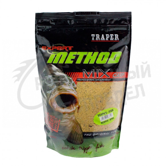 Прикормка Traper Method Mix Скопекс-Рыба 1кг art.00120
