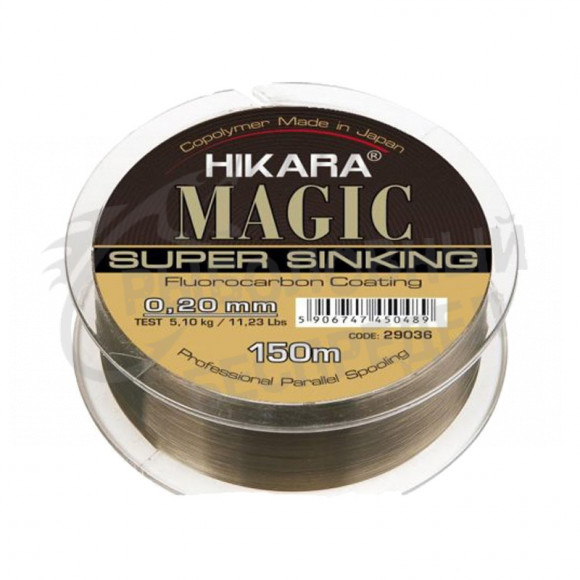 Леска Traper Hikara Magic Super Sinking FC Coated 150m 0.16mm 3.05kg