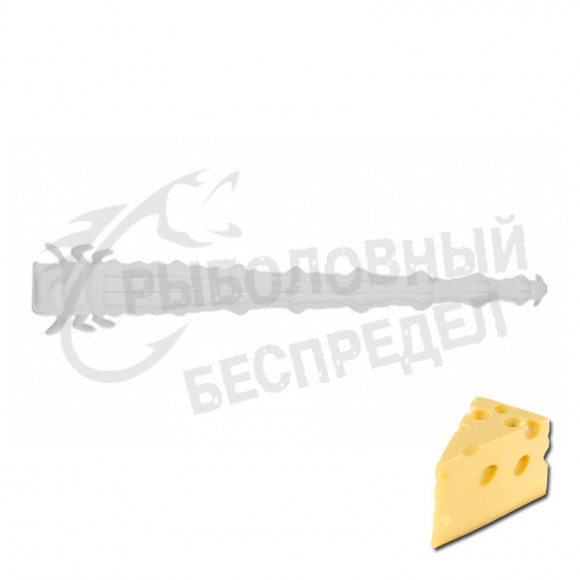 Силиконовая приманка Ojas Assa Soft Winter 53mm White (fluo) Cheese