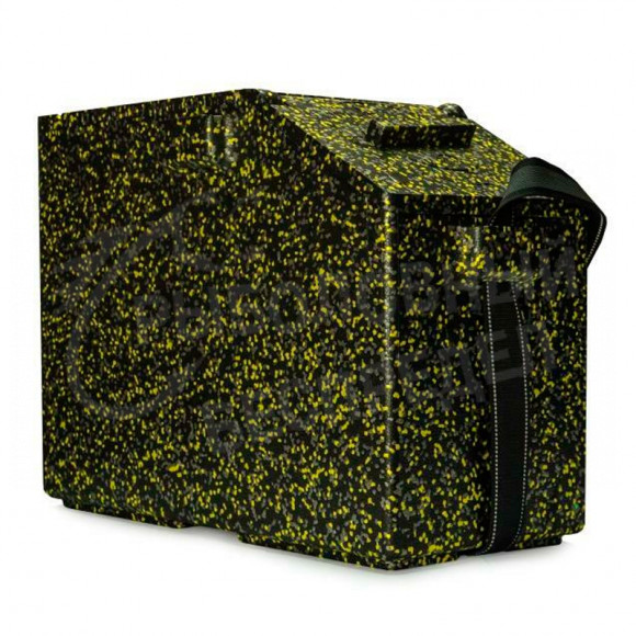 Ящик  Ice Box Сlassic большой 554х260х420mm Черный-серый-желтый