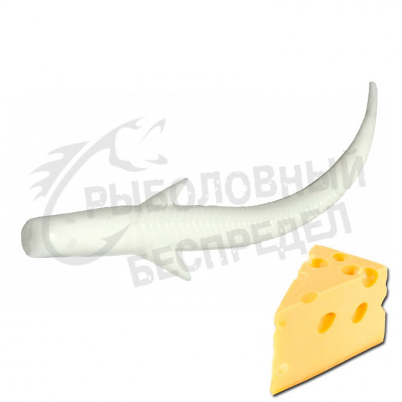 Мягкая приманка Trout Zone Vyun 3" белый сыр