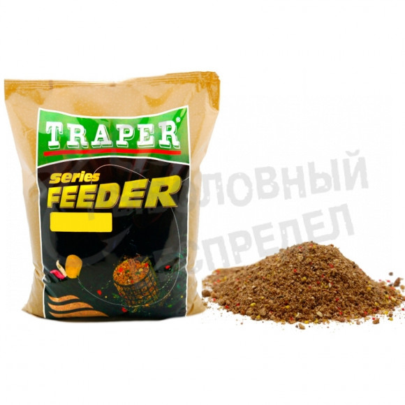 Прикормка Traper Feeder Series Turbo - Карп, Линь, Карась 2,5кг art.00153