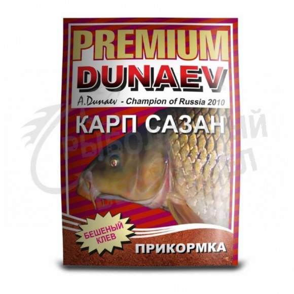 Прикормка Dunaev Premium 1кг Карп-Сазан Красная