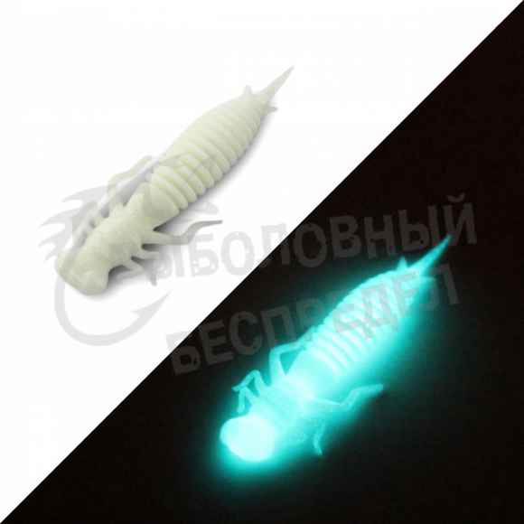 Мягкая приманка GarPRO Stateline Neon и Glow 50mm 002 креветка