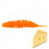 Мягкая приманка Trout HUB Plamp 2.8" orange сыр