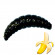 Мягкая приманка Trout HUB Maggot 1.5" black банан