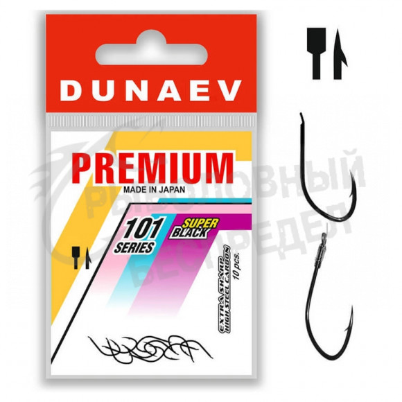 Крючок одинарный Dunaev Premium 101 #12