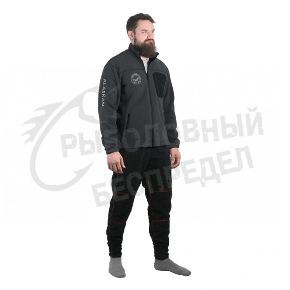 Куртка флисовая Alaskan North Wind темно-серый р.XL