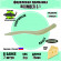 Форелевая силиконовая приманка COOL PLACE BOMBER 3.1" GLOW (зеленое свечение) СЫР