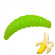 Мягкая приманка Trout HUB Maggot 1.5" chartreuse банан