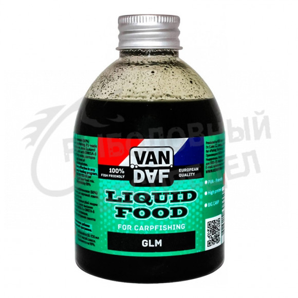 Карповое жидкое питание Van Daf Green Lipped Mussel "GLM" 300ml