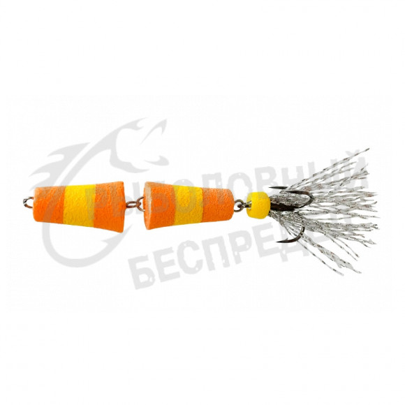 Приманка Мандула "Флажок" XXL Fish Модель 2 цв. Оранжево-Желто-Оранжевый