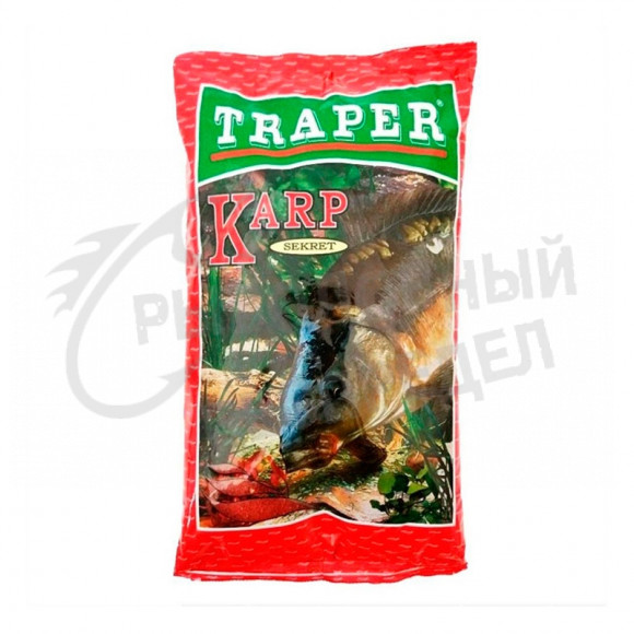 Прикормка Traper Secret Карп красный 1кг art.00025