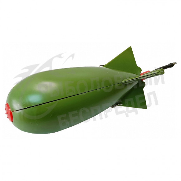 Кормушка закормочная Ceimar Bait-BOMB (ракета) средняя зеленая