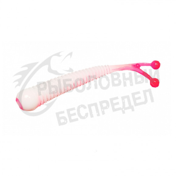 Силиконовая приманка Boroda Baits Jester DC 60mm 1.1g белый-ярко-розовый сыр (10шт-уп)