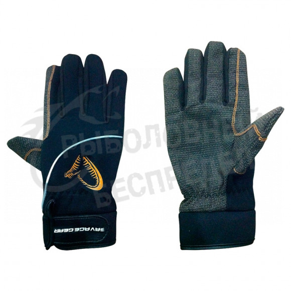 Перчатки Savage Gear Shield Gloves Black черне р.L, арт.49411