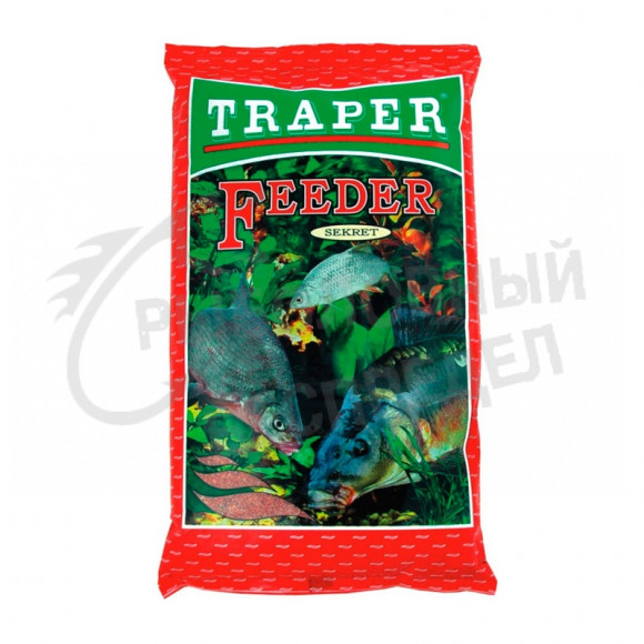 Прикормка Traper Secret Фидер красный 1 кг art.00024
