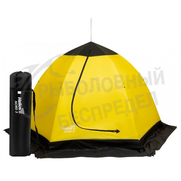 Палатка-зонт 3-местная зимняя утепл. NORD-3 с дышащим верхом Helios