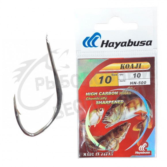 Крючки Hayabusa KOAJI HN-500 #10 никель