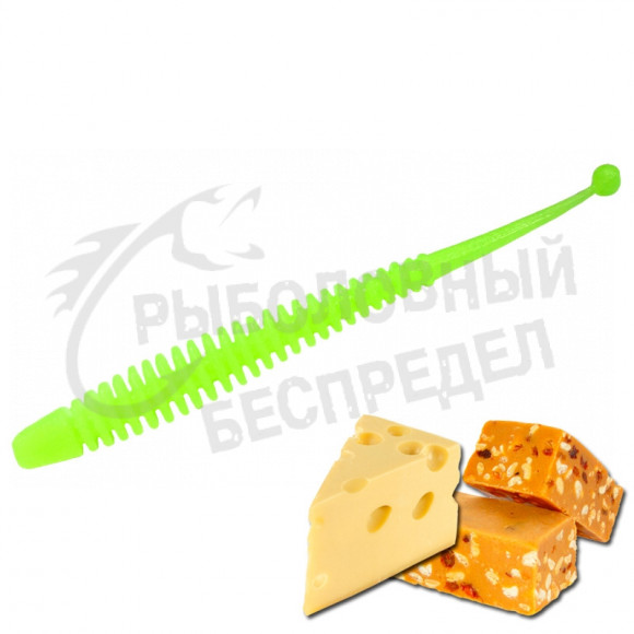 Мягкая приманка Trout Zone Boll 2.9" гриншартрез сыр щербет