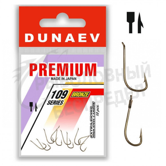 Крючок одинарный Dunaev Premium 109 #16