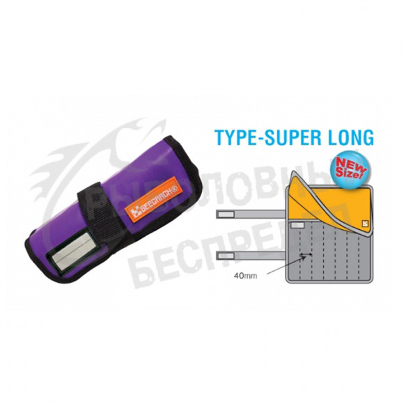 Органайзер GEECRACK Jig Roll Bag 2 Type Super Long purple