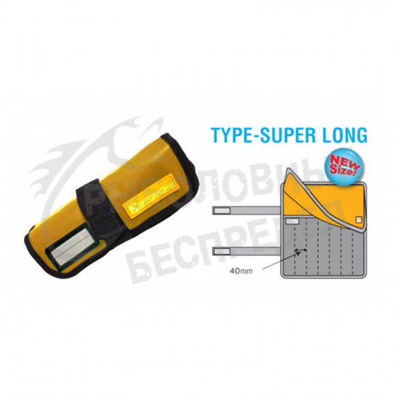Органайзер GEECRACK Jig Roll Bag 2 Type Super Long yellow