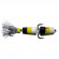 Приманка Мандула "Флажок" XXL Fish Модель 11 цв. Бело-Желто-Черный