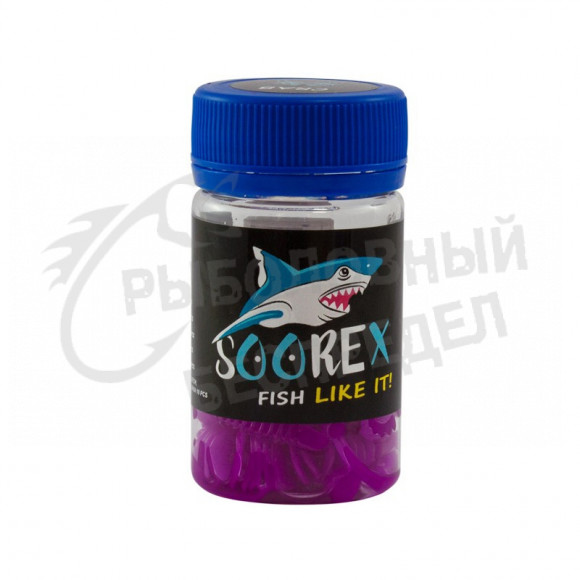 Мягкая приманка Soorex Crazy mix фиолетовый икра