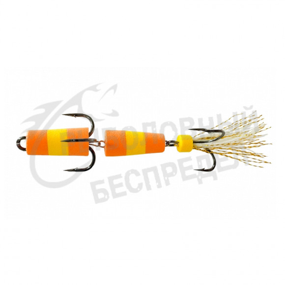 Приманка Мандула "Флажок" XXL Fish Модель 1 цв. Оранжево-Желтая