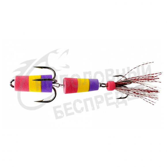 Приманка Мандула "Флажок" XXL Fish Модель 11 цв. Красно-Желто-Фиолетовый