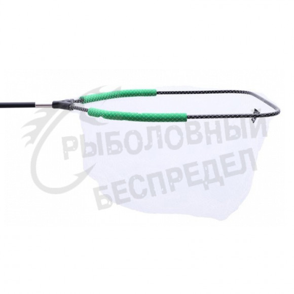 Подсачек без ручки Mikado S4-009-5040 (50х40 см, зеленые поплавки, яч.6 мм) нейлон