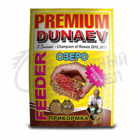 Прикормка Dunaev Premium 1кг Фидер Озеро Красная