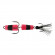 Приманка Мандула "Флажок" XXL Fish Модель 11 цв. Красно-Черно-Красный
